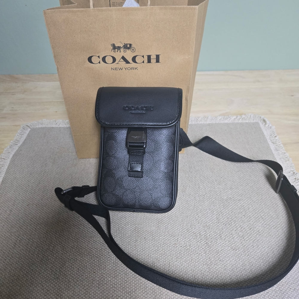 Coach Black Men's Messenger Bag